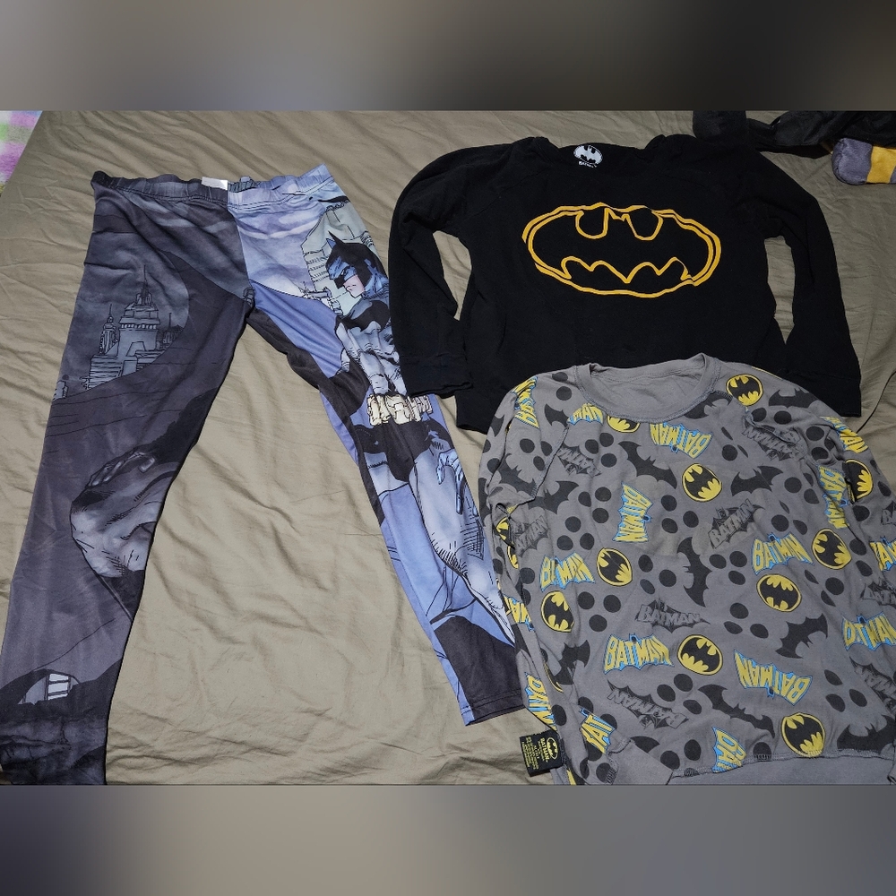 Batman Gray and Black Pajama Set